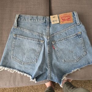 Levi's Women's Blue Denim Shorts